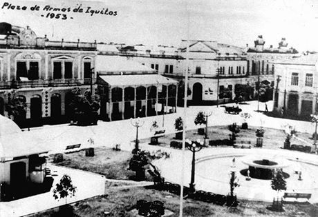 Foto histórica del edificio de la Cámara de Comercio